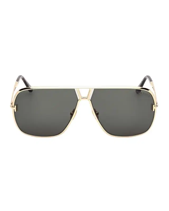Stavros Aviator Metal Sunglasses