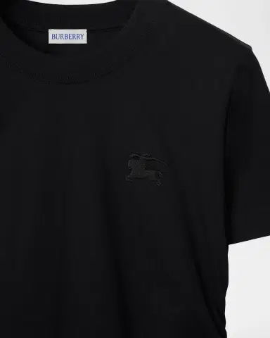Burberry Check-Tie Ruched Short-Sleeve Crop T-Shirt | Thumbnail 5 Burberry Check-Tie Ruched Short-Sleeve Crop T-Shirt | Thumbnail 5