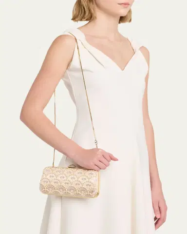 Valentino Garavani Carry Secrets Rhinestone & Pearly Stud Satin Clutch Bag | Thumbnail 7 Valentino Garavani Carry Secrets Rhinestone & Pearly Stud Satin Clutch Bag | Thumbnail 7