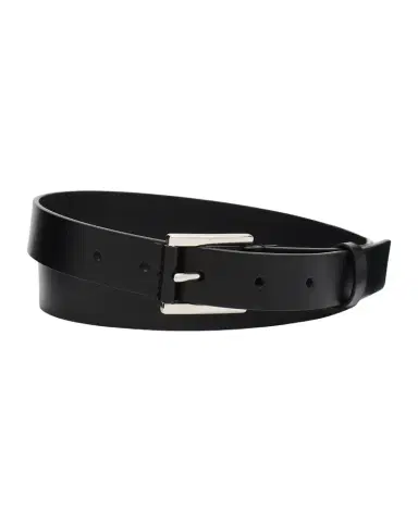 TOM FORD Men's Leather-Wrapped Square Buckle Belt | Thumbnail 1