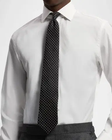 Ralph Lauren Purple Label Dotted-Diamond Silk Tie | Thumbnail 4 Ralph Lauren Purple Label Dotted-Diamond Silk Tie | Thumbnail 4
