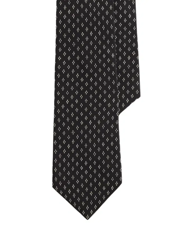 Dotted-Diamond Silk Tie