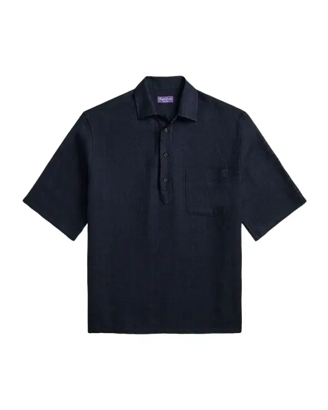 Relaxed Fit Basket-Woven Shirt