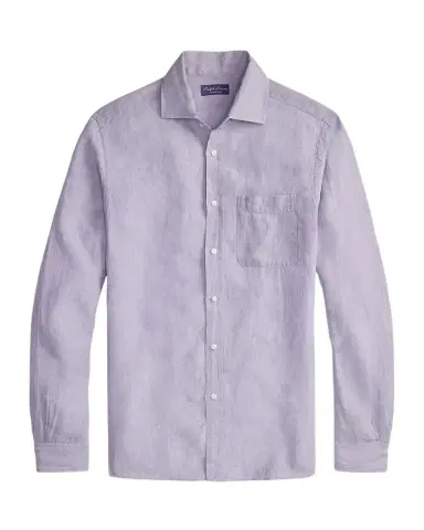 Ralph Lauren Purple Label Linen Chambray Shirt | Thumbnail 1 Ralph Lauren Purple Label Linen Chambray Shirt | Thumbnail 1