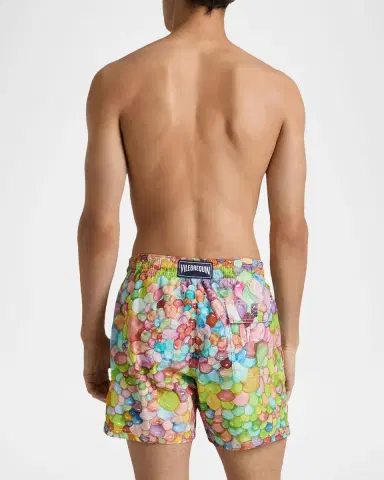 Vilebrequin x Fabrice Hyber Men's Multi-Bubbles Swim Shorts | Thumbnail 3 Vilebrequin x Fabrice Hyber Men's Multi-Bubbles Swim Shorts | Thumbnail 3