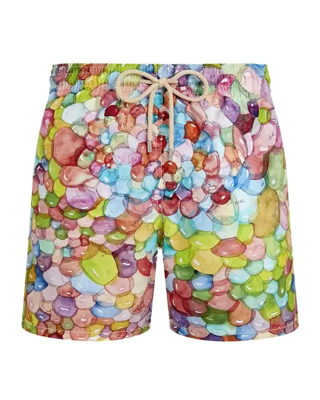 x Fabrice Hyber Men's Multi-Bubbles Swim Shorts