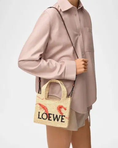 Loewe x Paula's Ibiza Shrimp-Embroidered Raffia Tote Bag | Thumbnail 5 Loewe x Paula's Ibiza Shrimp-Embroidered Raffia Tote Bag | Thumbnail 5