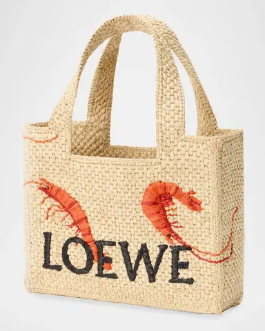 Loewe x Paula's Ibiza Shrimp-Embroidered Raffia Tote Bag | Thumbnail 7 Loewe x Paula's Ibiza Shrimp-Embroidered Raffia Tote Bag | Thumbnail 7