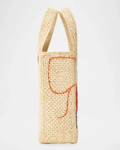 Loewe x Paula's Ibiza Shrimp-Embroidered Raffia Tote Bag | Thumbnail 8 Loewe x Paula's Ibiza Shrimp-Embroidered Raffia Tote Bag | Thumbnail 8