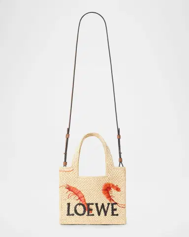 Loewe x Paula's Ibiza Shrimp-Embroidered Raffia Tote Bag | Thumbnail 9 Loewe x Paula's Ibiza Shrimp-Embroidered Raffia Tote Bag | Thumbnail 9