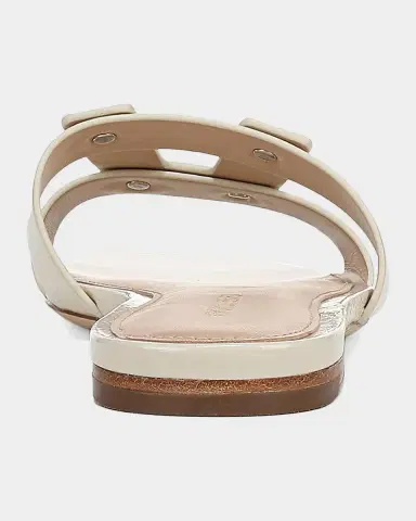 Veronica Beard Via Patent Leather Flat Slide Sandals | Thumbnail 2 Veronica Beard Via Patent Leather Flat Slide Sandals | Thumbnail 2
