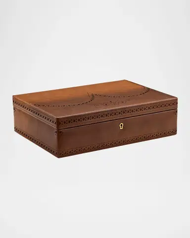 Wolf Brogue Vegan Leather 10-Piece Watch Box | Thumbnail 2 Wolf Brogue Vegan Leather 10-Piece Watch Box | Thumbnail 2