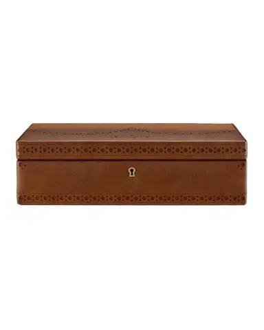 Wolf Brogue Vegan Leather 10-Piece Watch Box | Thumbnail 1 Wolf Brogue Vegan Leather 10-Piece Watch Box | Thumbnail 1
