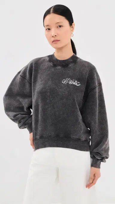 Off-White Off arker Over Pullover arble Black | Thumbnail 3