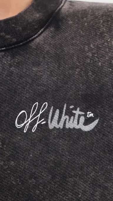 Off-White Off arker Over Pullover arble Black | Thumbnail 6