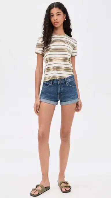 Frame The Darling Denim Shorts | Thumbnail 5