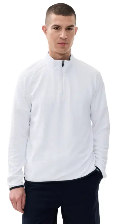 Rhone Founder's Golf 1/4 Zip Bright White L | Thumbnail 1 Rhone Founder's Golf 1/4 Zip Bright White L | Thumbnail 1