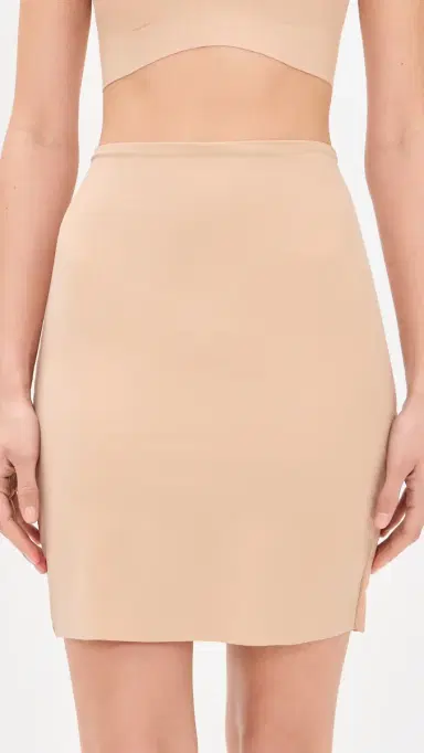 Commando Half Slip with Control Shorts Beige | Thumbnail 2