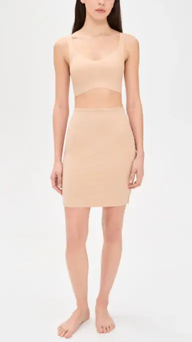 Commando Half Slip with Control Shorts Beige | Thumbnail 5