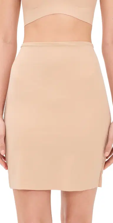 Commando Half Slip with Control Shorts Beige | Thumbnail 1