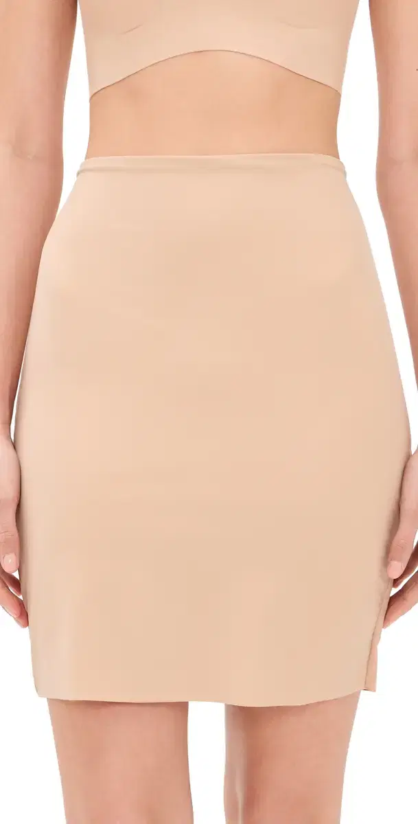 Commando Half Slip with Control Shorts Beige
