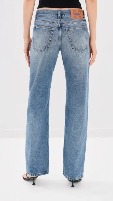 Off-White Susy Jeans Light Medium Blue | Thumbnail 3 Off-White Susy Jeans Light Medium Blue | Thumbnail 3