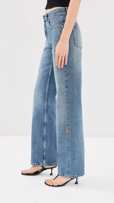 Off-White Susy Jeans Light Medium Blue | Thumbnail 4 Off-White Susy Jeans Light Medium Blue | Thumbnail 4