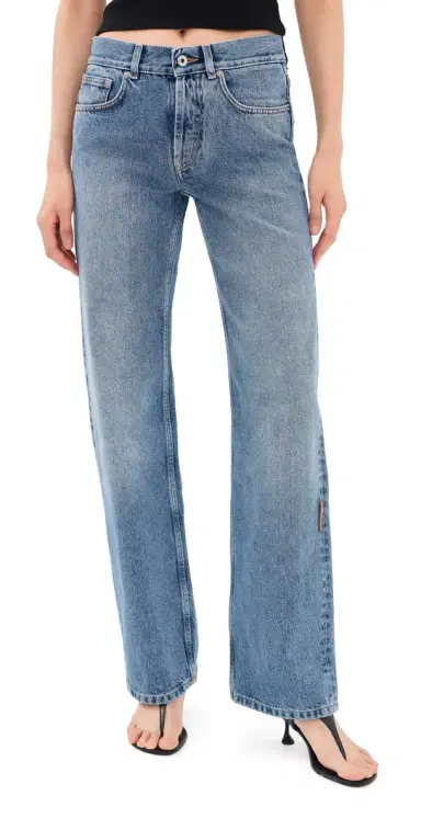 Off-White Susy Jeans Light Medium Blue | Thumbnail 1 Off-White Susy Jeans Light Medium Blue | Thumbnail 1