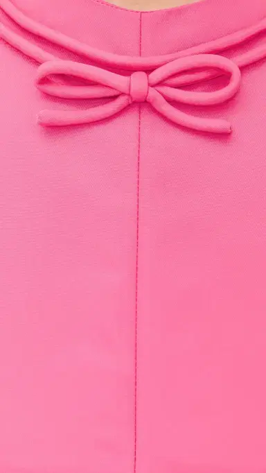 MM6 MAISON MARGIELA Bow Mini Dress Pink 40 | Thumbnail 6