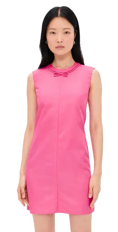 MM6 MAISON MARGIELA Bow Mini Dress Pink 40 | Thumbnail 1