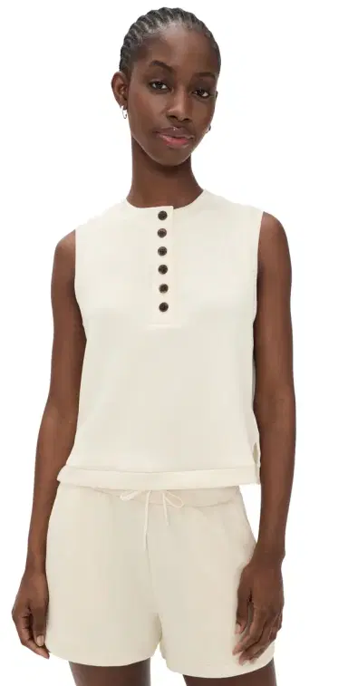 Varley Marla Button Tank Pristine | Thumbnail 1