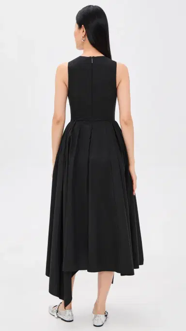MSGM Sleeveless Maxi Dress Black | Thumbnail 3