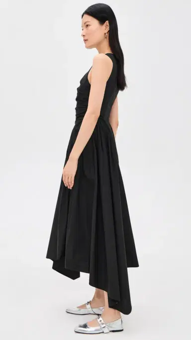 MSGM Sleeveless Maxi Dress Black | Thumbnail 4