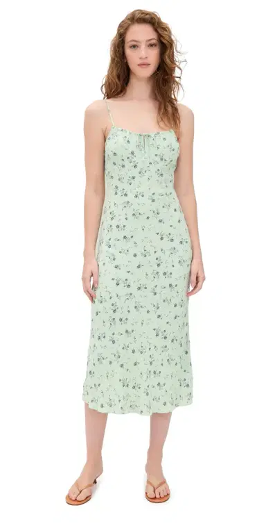 Favorite Daughter The One That Got Away Midi Dress Ditsy Floral 6 | Thumbnail 1