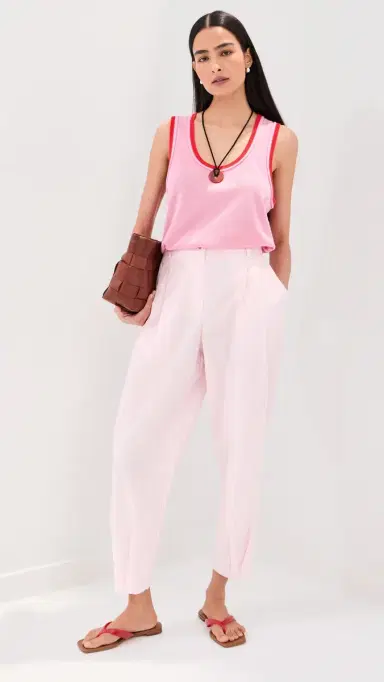 LE BOP Wilder Poplin Pants Pale Pink | Thumbnail 2