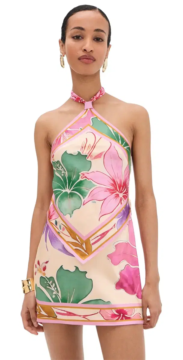 Retrofête Adelaide Dress Hibiscus Floral
