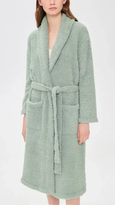 Barefoot Dreams CozyChic Adult Robe Wave | Thumbnail 2 Barefoot Dreams CozyChic Adult Robe Wave | Thumbnail 2