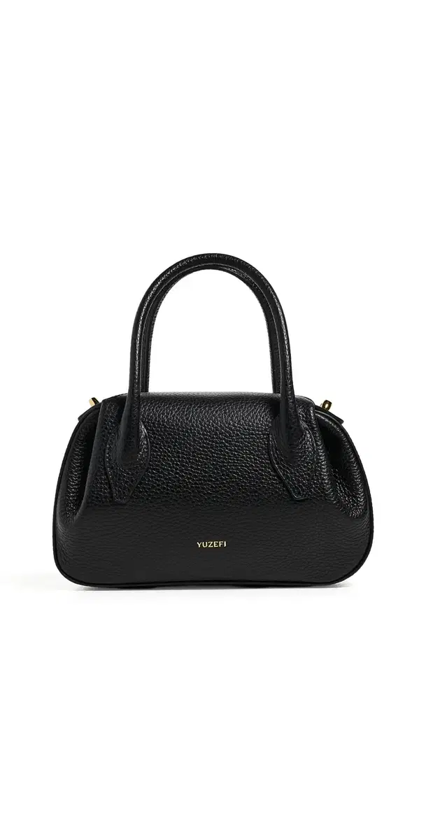 Yuzefi Oyster Mini Duffle Bag Black One Size