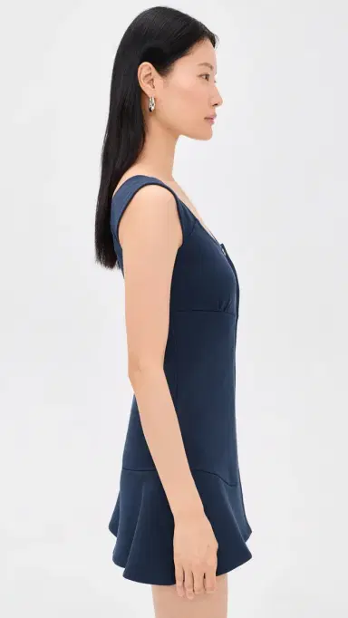 Peachy Den Joni Button Dress Navy | Thumbnail 4 Peachy Den Joni Button Dress Navy | Thumbnail 4