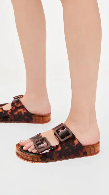 Dolce Vita Julio Jelly Sandals Tortoise Vinyl | Thumbnail 3