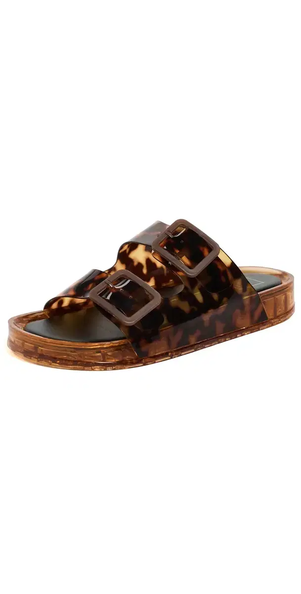 Julio Jelly Sandals Tortoise Vinyl