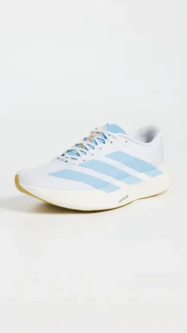 Adidas Adizero EVO SL Sneakers White/Clear Blue/Matte Gold 5 | Thumbnail 2