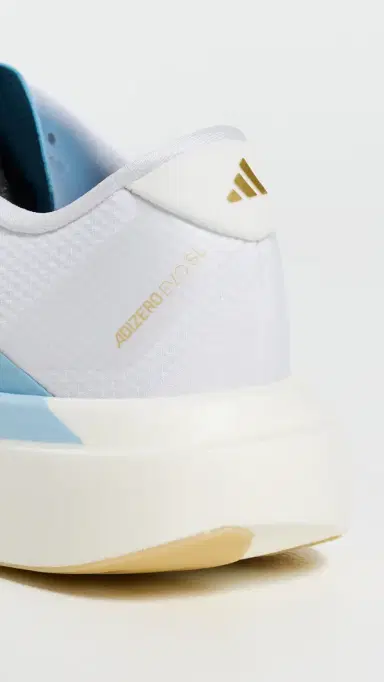 Adidas Adizero EVO SL Sneakers White/Clear Blue/Matte Gold 5 | Thumbnail 4