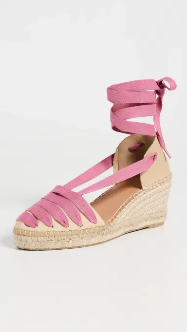 Naguisa Moraira Wedge Espadrilles Pink 39 | Thumbnail 2
