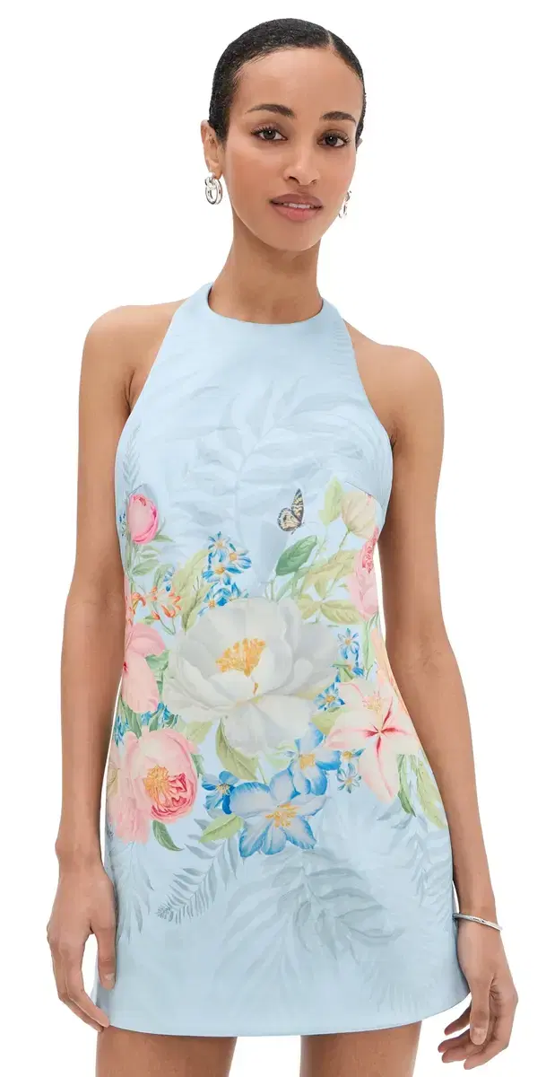 Drexley ini Dress Bleu Fleur Tropicale