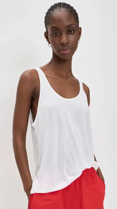 Cotton Citizen The Mykonos Tank Top White | Thumbnail 2