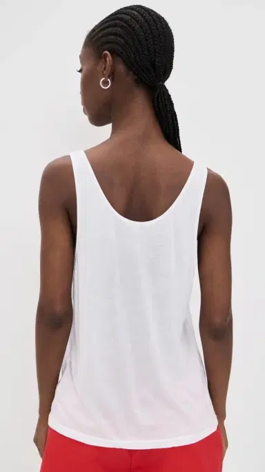 Cotton Citizen The Mykonos Tank Top White | Thumbnail 3