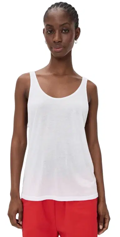 Cotton Citizen The Mykonos Tank Top White | Thumbnail 1