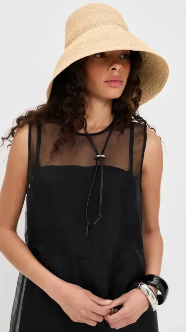 JANESSA LEONE Suni Bucket Hat Natural | Thumbnail 3