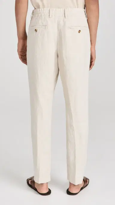 NN07 Billie Linen Pants Oat | Thumbnail 3